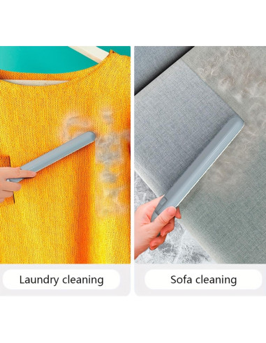 Removedor de Pelo de Mascotas 4-en-1 Owtemeot con Mango Extensible