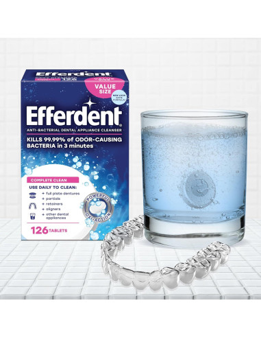 Kit de Limpieza Completa Dentaduras Dentu-Care 126 Tablet