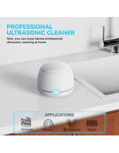 Limpiadora Ultrasónica USRIXITECH para Dentaduras - Blanca 2
