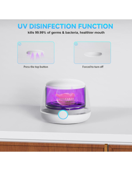 Limpiadora Ultrasónica USRIXITECH para Dentaduras - Blanca