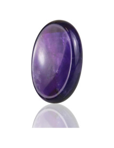 Piedra de Amatista Pulida Natural 2-2.54 cm para Chakra