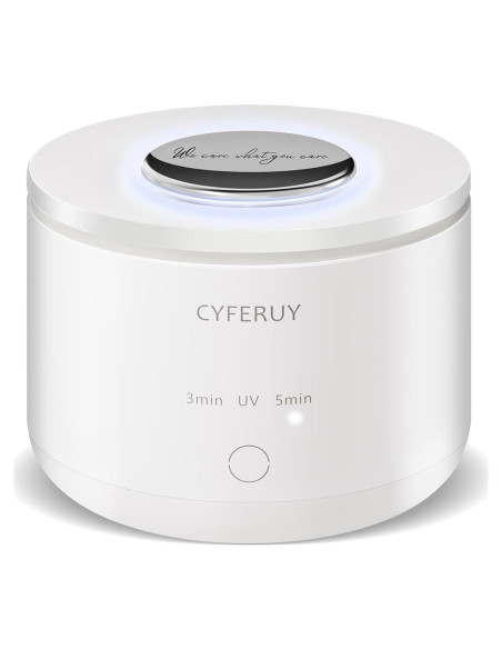 Limpiador Ultrasónico CYFERUY 45kHz 160ML para Dentaduras y Joyería