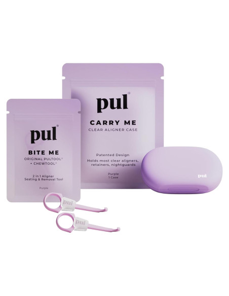Kit PUL Aligner Care - Estuche Morado + Herramienta 2-en-1