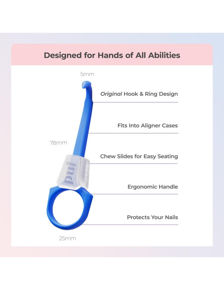 Kit PUL Aligner Care - Estuche Morado + Herramienta 2-en-1