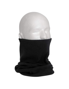 Calentador de Cuello Forro Polar Rothco Negro 27.94x38.1 cm
