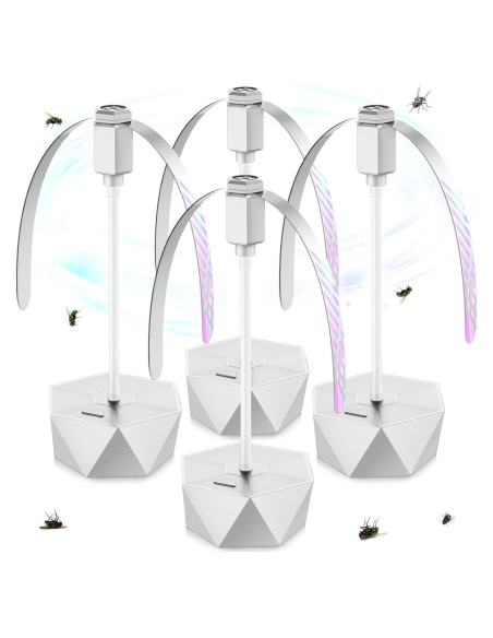 Ventilador Repelente de Moscas PIMAG - Paquete de 4 Plata