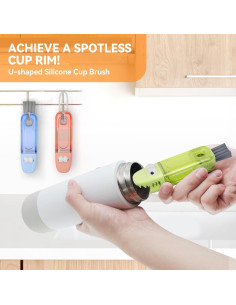 Juego de Cepillos de Limpieza 3 en 1 Nodirz - Multicolor 2