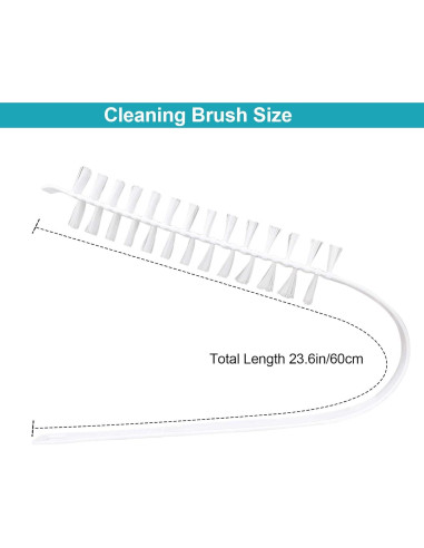 2 Cepillos de Limpieza Nylon para Lavadora y Secadora FWUNYVN