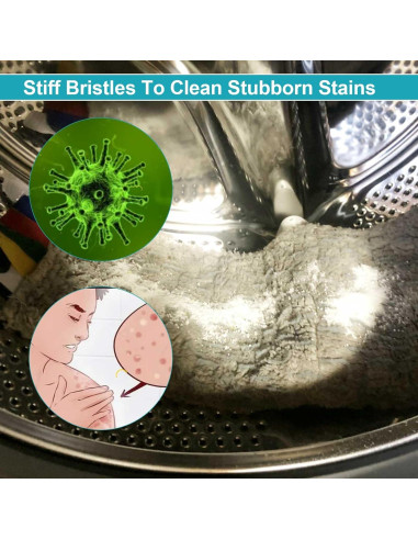 2 Cepillos de Limpieza Nylon para Lavadora y Secadora FWUNYVN