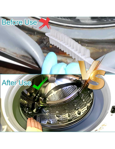 2 Cepillos de Limpieza Nylon para Lavadora y Secadora FWUNYVN