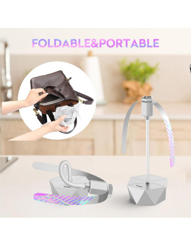 Ventilador Repelente de Moscas PIMAG - Paquete de 4 Plata