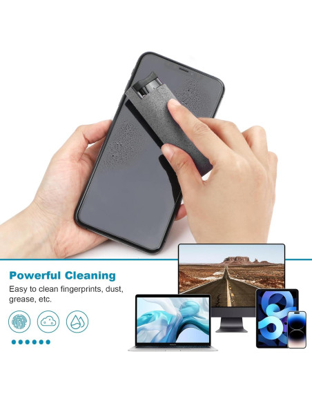 Limpiador de Pantalla 3 en 1 T90024 con Spray y Paño Microfibra