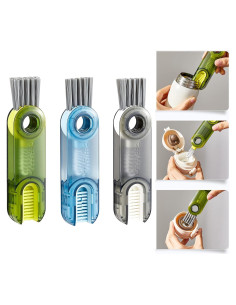 Cepillo de Limpieza Multifuncional 3 en 1 Faiwuoi - Paquete de 3