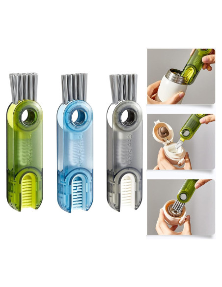 Cepillo de Limpieza Multifuncional 3 en 1 Faiwuoi - Paquete de 3