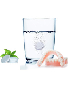 Tabletas Limpiadoras de Dentaduras AmeriCan Goods 80 Unidades 2