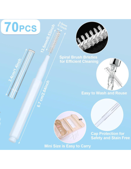 Juego de 70 Cepillos de Limpieza MAPVOLUT para Ducha y Más