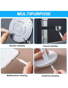 60 Cepillos de Limpieza QBXMY7 para Cabezal de Ducha 2