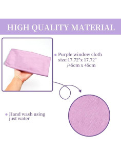 Paño de limpieza de ventanas Korwex 45x45 cm - Paquete de 2 2