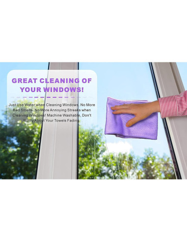 Paño de limpieza de ventanas Korwex 45x45 cm - Paquete de 2