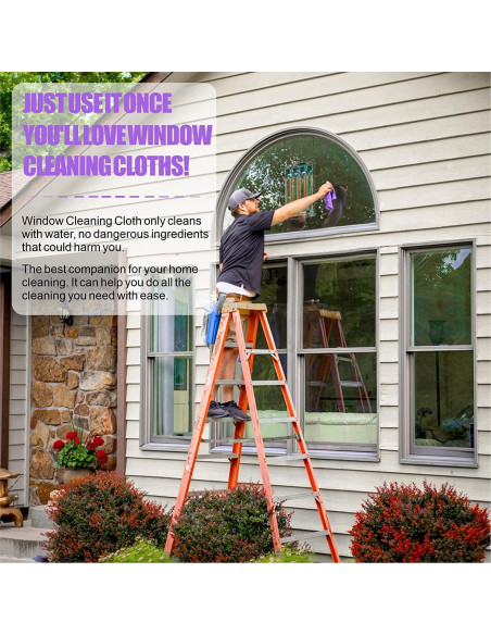 Paño de limpieza de ventanas Korwex 45x45 cm - Paquete de 2