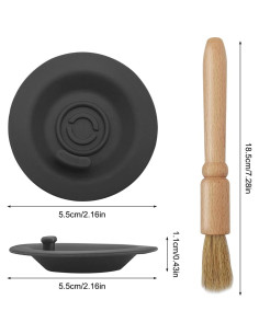 Paquete de 2 discos de limpieza y cepillo para espresso Breville 2