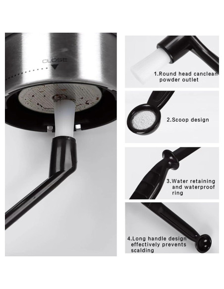 Set de 3 Cepillos de Limpieza para Máquina de Café - Kitnish