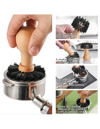 Set de 3 Cepillos de Limpieza para Máquina de Café - Kitnish