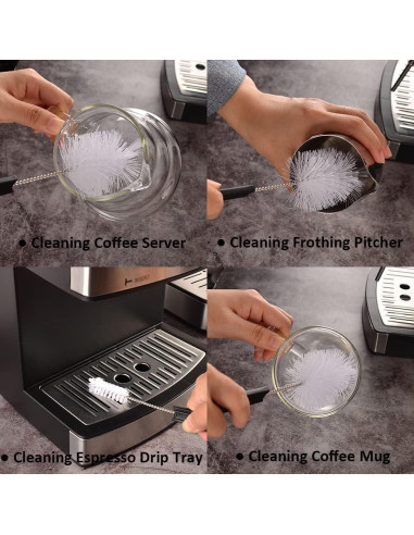 Cepillo de Limpieza para Máquina de Espresso CAFEMASY 5 Piezas