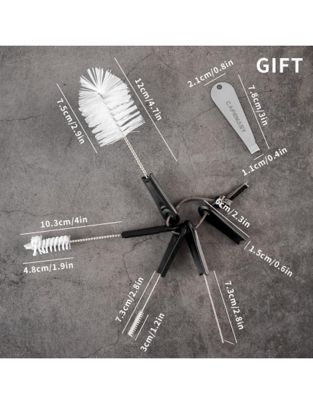 Cepillo de Limpieza para Máquina de Espresso CAFEMASY 5 Piezas