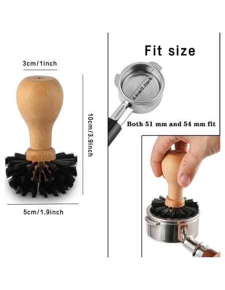 Set de 3 Cepillos de Limpieza para Máquina de Café - Kitnish