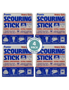 Barra de Limpieza PUMIE - Paquete de 4 para Inodoros y Superficies
