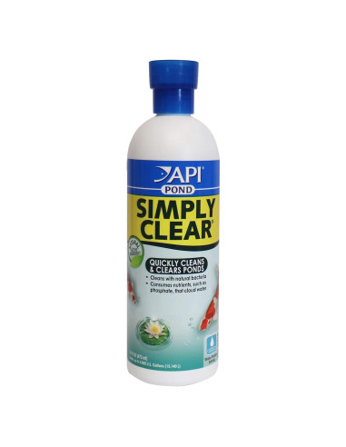 API POND SIMPLY CLEAR Clarificador de Agua de Estanque 480ml