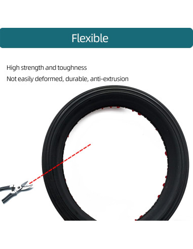 Tira de Sello de Goma EPDM Tintvent 20 Pies Negro 1"