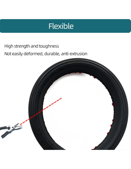 Tira de Sello de Goma EPDM Tintvent 20 Pies Negro 1"