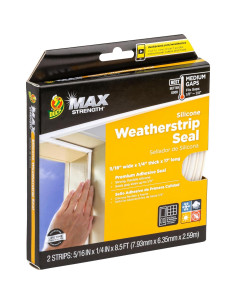 Sello de Burlete de Silicona Duck Brand 17 ft Blanco 2