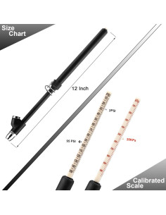 Medidor de Presión de Neumáticos CZC AUTO Doble Cabeza 10-150PSI 2