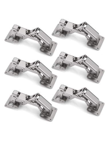6 Piezas Bisagras Europeas CHANGE MOORE 170 Grados Ajustables