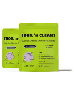 Tabletas Limpiadoras Liangjie 20 Unidades para Botellas y Vasos