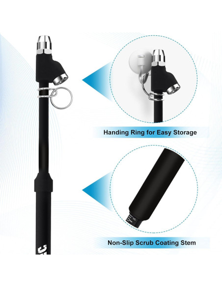 Manómetro de Presión de Aire WNCGC 30 cm Doble Cabeza 10-150 PSI