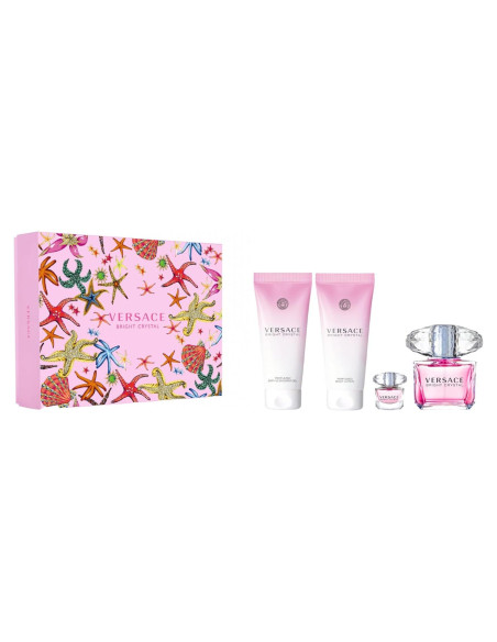 Set de Fragancia Floral Frutal Versace Bright Crystal 283.5 ml