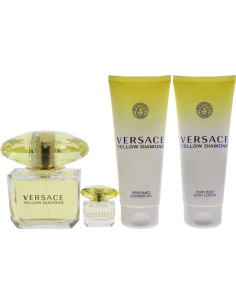 Set de Regalo Fragancia Floral Versace Diamante Amarillo 4 Piezas 2