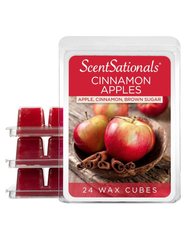 Cera Aromática Scentsationals 10oz Manzanas con Canela