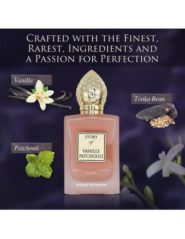 Prince Parfums Dubai - Extrait de Parfum Vainilla Pachulí 96.4g