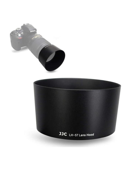Capucha Reversible JJC para Lente Nikon AF-S DX 55-300mm