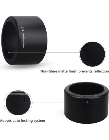 Capucha Reversible JJC para Lente Nikon AF-S DX 55-300mm