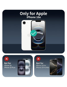 Protector de Lente de Cámara Fynorao para iPhone 16e - 4 Piezas 2