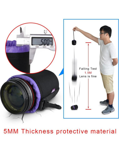 Juego de Fundas para Lentes CADeN 4 Piezas SMLXL Neopreno