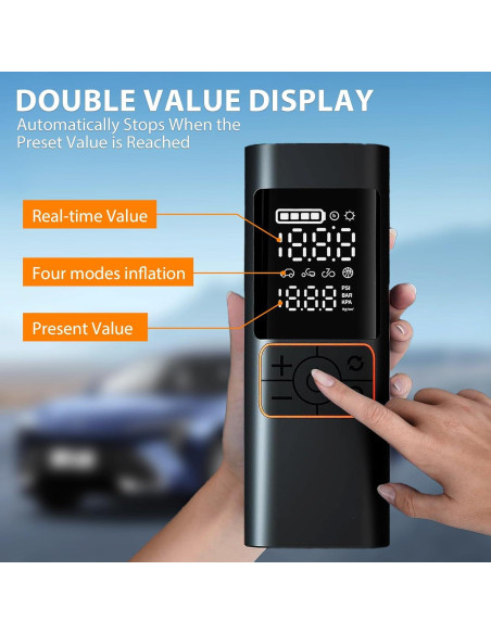 Compresor de Aire Portátil Capapro P225 180PSI Inalámbrico