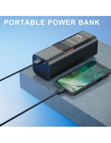 Compresor de Aire Portátil Capapro P225 180PSI Inalámbrico