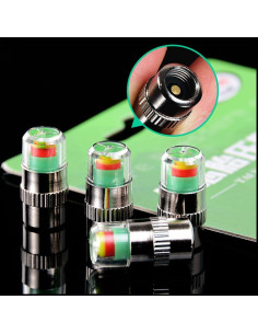 Tapones de Válvula Anki HappiGo 8 Pcs 2.2 Bar 32 PSI Neumáticos 2